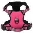 vidaXL Dog Harness with Reflective Stripes Adjustable Pink XL