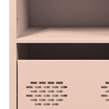 vidaXL Highboard Pink 68x39x103.5 cm Steel