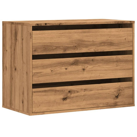 vidaXL Corner Chest of Drawers Artisian Oak 80x41x58 cm Engineered Wood