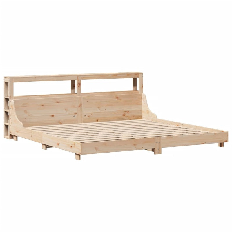 vidaXL Bed Frame without Mattress 200x200 cm Solid Wood Pine