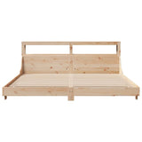 vidaXL Bed Frame without Mattress 200x200 cm Solid Wood Pine