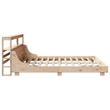 vidaXL Bed Frame without Mattress 200x200 cm Solid Wood Pine