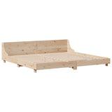 vidaXL Bed Frame without Mattress 200x200 cm Solid Wood Pine