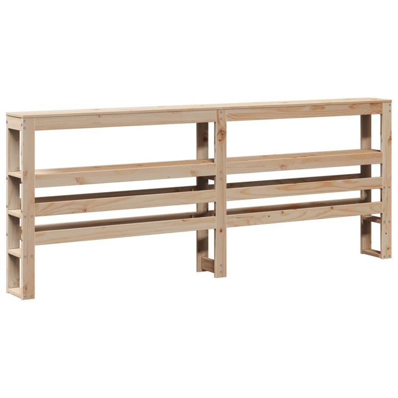 vidaXL Bed Frame without Mattress 200x200 cm Solid Wood Pine