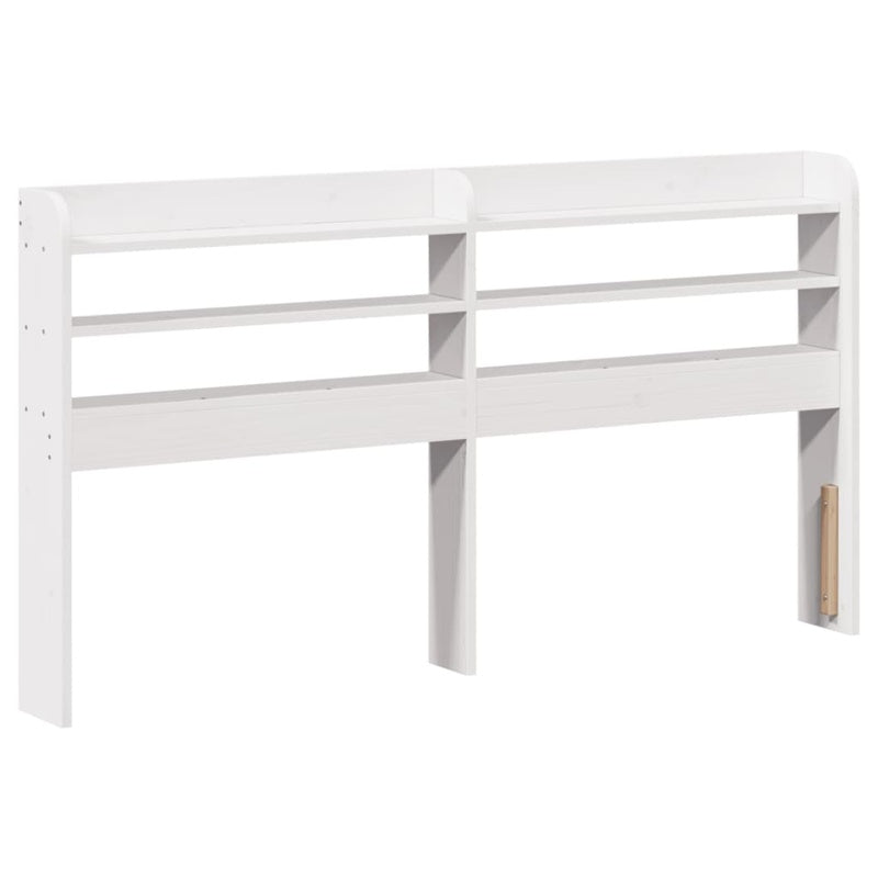 vidaXL Bed Frame without Mattress White 140x190 cm Solid Wood Pine