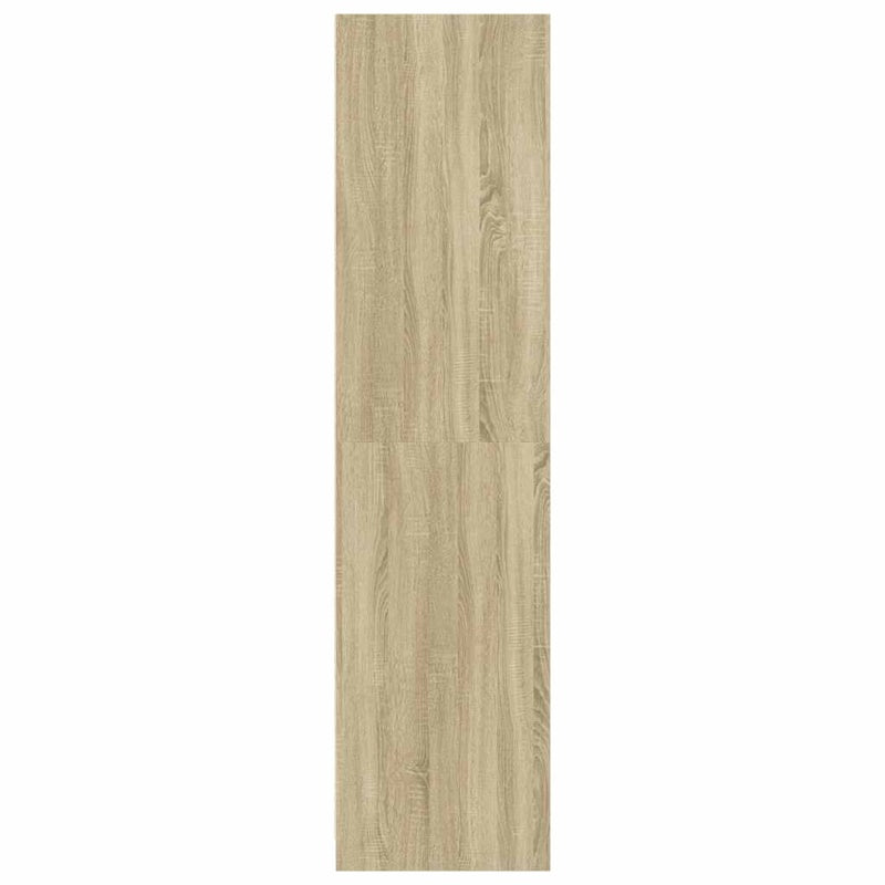 vidaXL Wardrobe Sonoma Oak 80x50x200 cm Engineered Wood