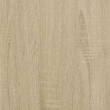 vidaXL Wardrobe Sonoma Oak 80x50x200 cm Engineered Wood