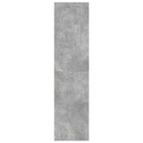 vidaXL Wardrobe Concrete Grey 80x50x200 cm Engineered Wood