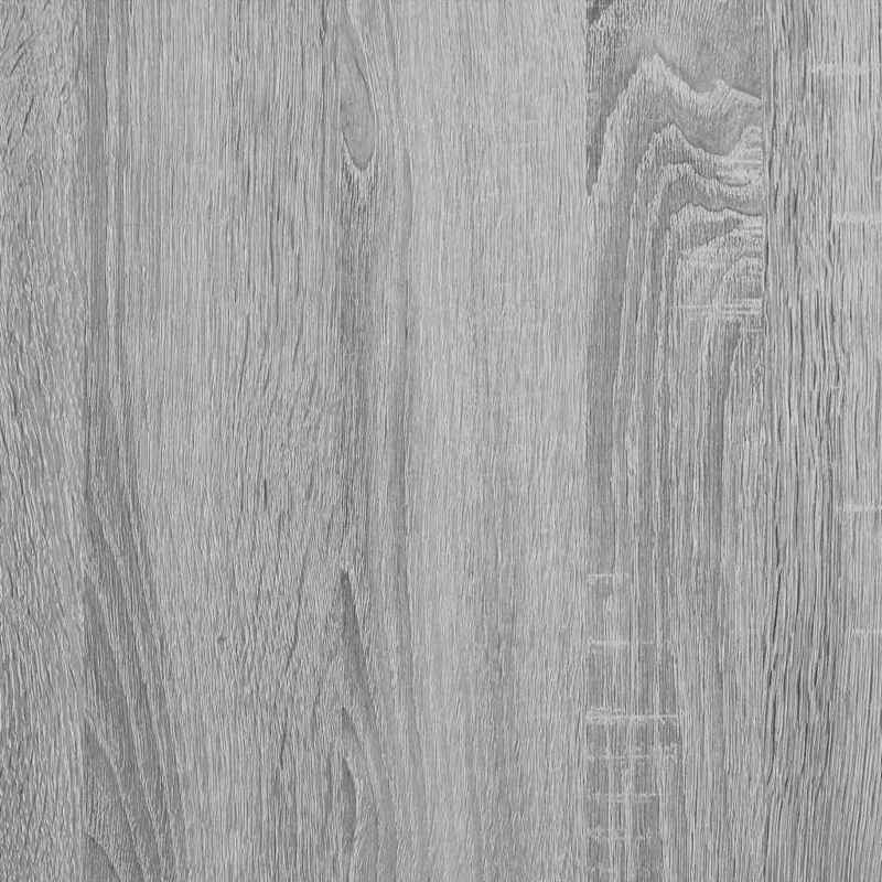 vidaXL Wardrobe Grey Sonoma 80x50x200 cm Engineered Wood