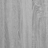 vidaXL Wardrobe Grey Sonoma 80x50x200 cm Engineered Wood