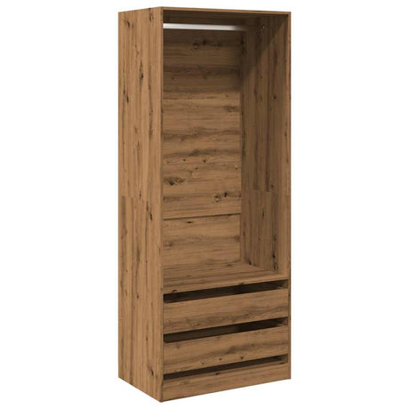 vidaXL Wardrobe Artisian Oak 80x50x200 cm Engineered Wood