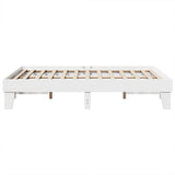 vidaXL Bed Frame without Mattress White 160x200 cm Solid Wood Pine