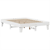 vidaXL Bed Frame without Mattress White 160x200 cm Solid Wood Pine