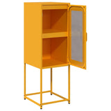 vidaXL Sideboard Mustard Yellow 36x39x107 cm Cold-rolled Steel