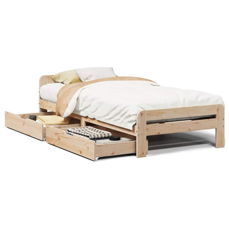 vidaXL Bed frame without Mattress 90x200 cm Solid Wood Pine