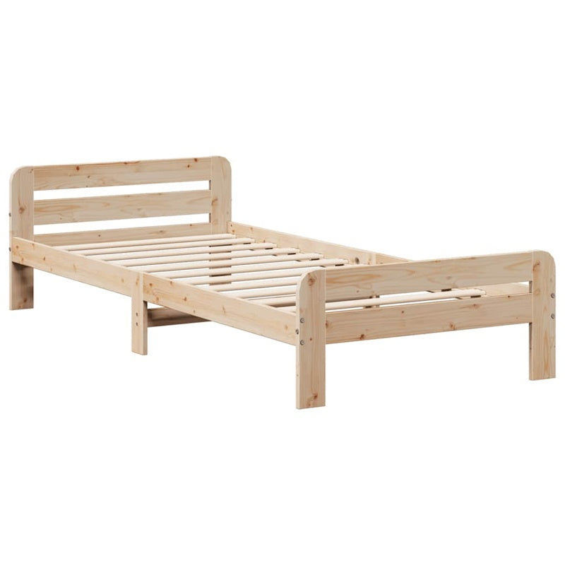 vidaXL Bed frame without Mattress 90x200 cm Solid Wood Pine