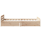 vidaXL Bed frame without Mattress 90x200 cm Solid Wood Pine