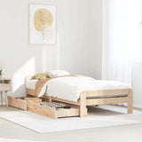 vidaXL Bed frame without Mattress 90x200 cm Solid Wood Pine