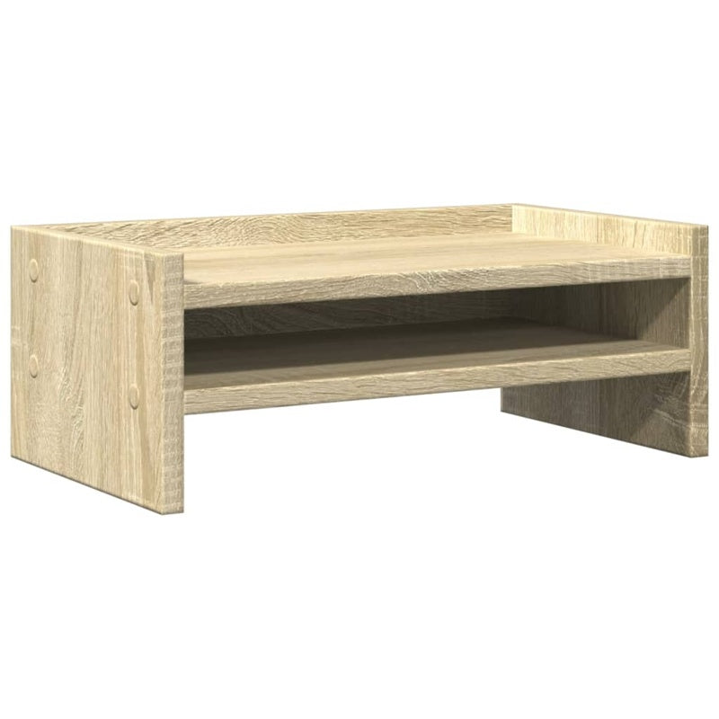 vidaXL Monitor Stand Sonoma Oak 42x24x16 cm Engineered Wood