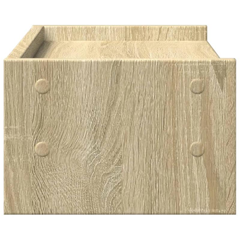 vidaXL Monitor Stand Sonoma Oak 42x24x16 cm Engineered Wood