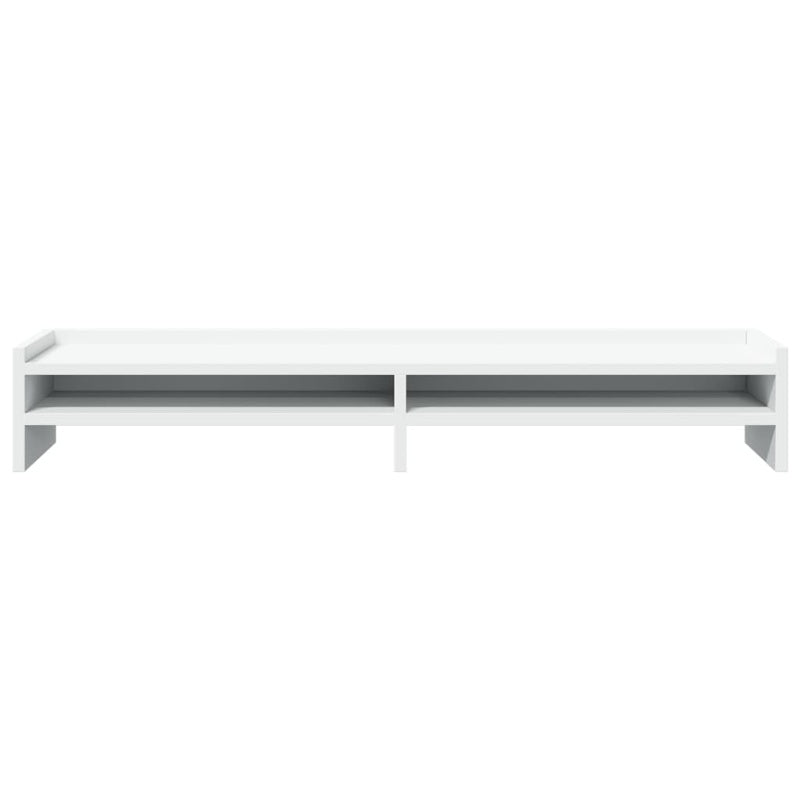 vidaXL Monitor Stand White 100x24x16 cm Engineered Wood