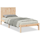 vidaXL Extra Long Bed Frame without Mattress 90x220 cm Solid Wood