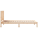 vidaXL Extra Long Bed Frame without Mattress 90x220 cm Solid Wood