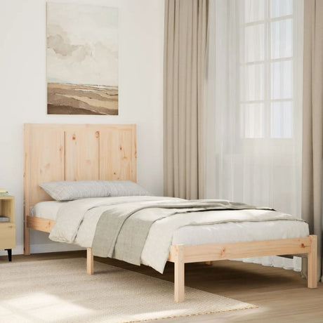 vidaXL Extra Long Bed Frame without Mattress 90x220 cm Solid Wood