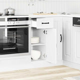 vidaXL Kitchen Base Cabinet Kalmar White Engineered Wood