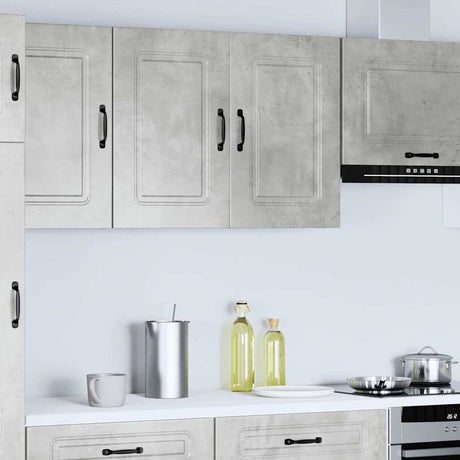 vidaXL Kitchen Wall Cabinet Kalmar Concrete Grey Engineered Wood