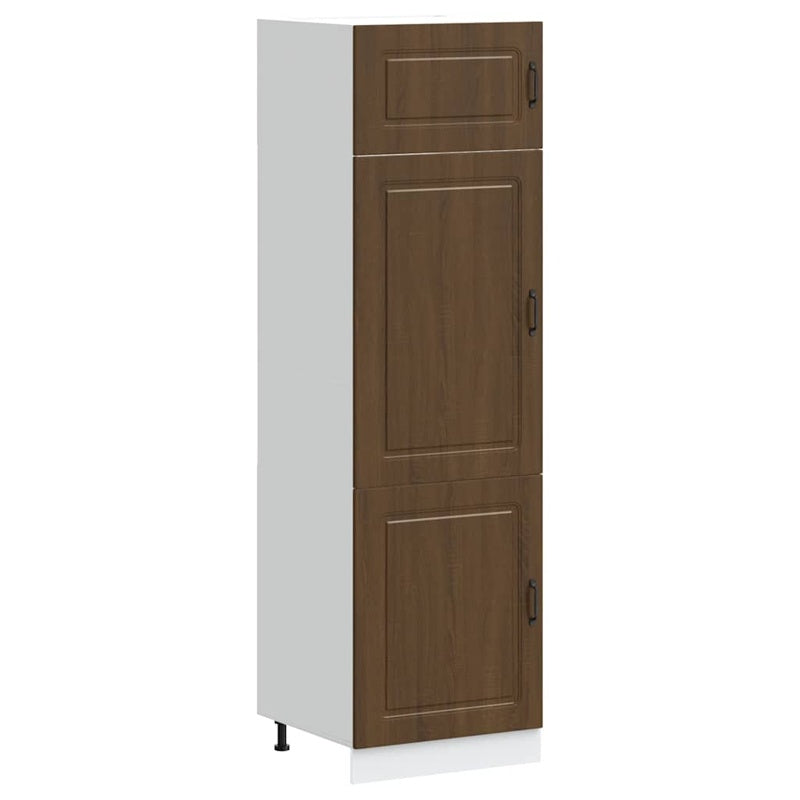 vidaXL Kitchen Cupboard Kalmar Brown Oak Engineered Wood