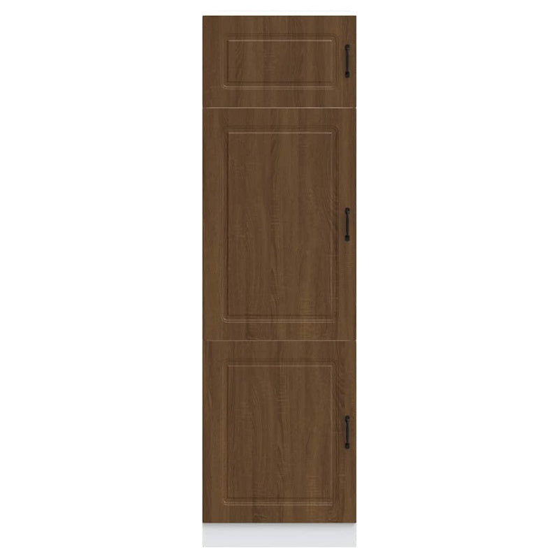 vidaXL Kitchen Cupboard Kalmar Brown Oak Engineered Wood