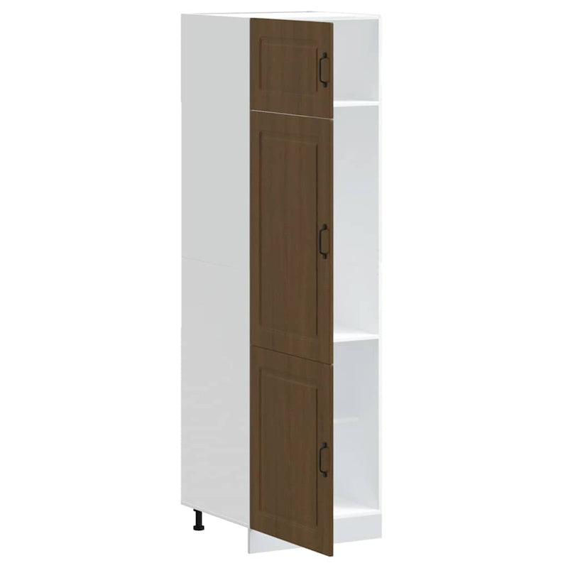 vidaXL Kitchen Cupboard Kalmar Brown Oak Engineered Wood