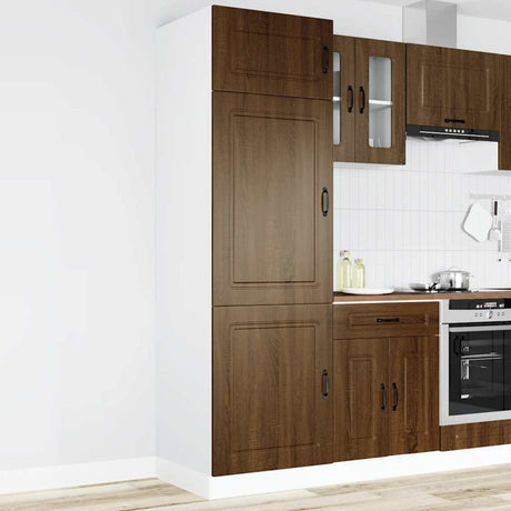 vidaXL Kitchen Cupboard Kalmar Brown Oak Engineered Wood