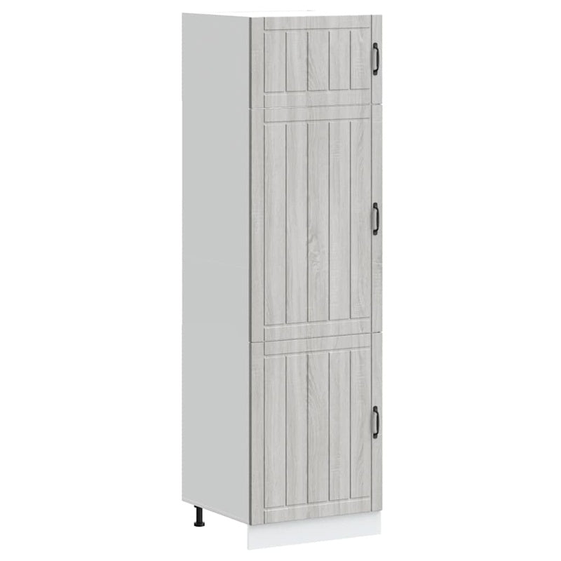 vidaXL Kitchen Cupboard Lucca Grey Sonoma Engineered Wood