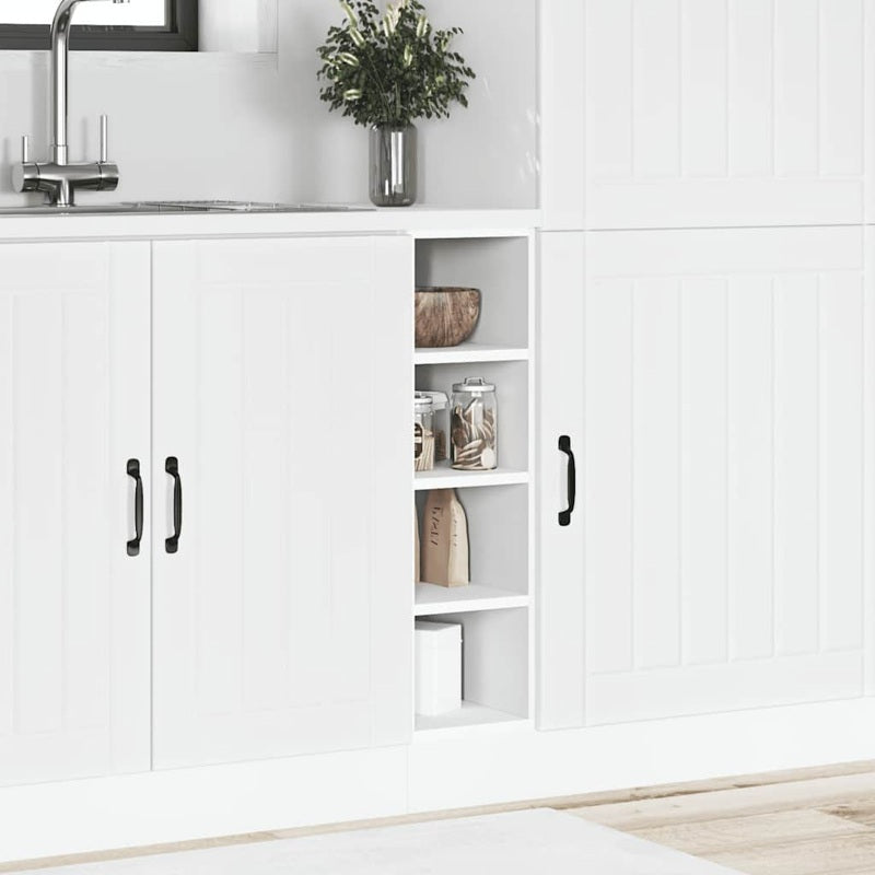 vidaXL Bottom Cabinet White 20x44,5x81,5 cm Engineered Wood