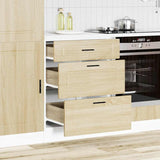 vidaXL Kitchen Base Cabinet Porto Sonoma Oak Engineered Wood