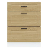 vidaXL Kitchen Base Cabinet Porto Sonoma Oak Engineered Wood