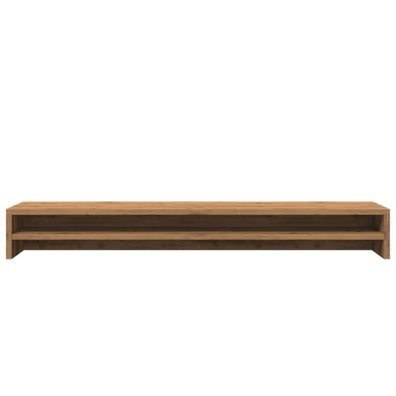 vidaXL Monitor Stand Artisan Oak 100x24x13 cm Engineered Wood