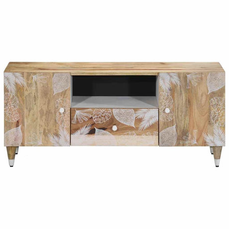 vidaXL TV Cabinet 105x33.5x46 cm Solid Wood Mango