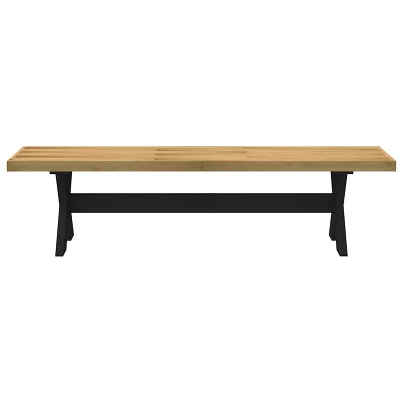 vidaXL Dining Bench NOAIN X-Shaped Legs 180x40x45 cm Solid Wood Pine