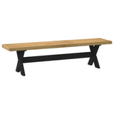 vidaXL Dining Bench NOAIN X-Shaped Legs 180x40x45 cm Solid Wood Pine