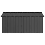 vidaXL Dog House with Roof 114x202x101 cm Galvanised Steel