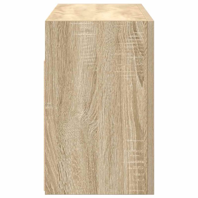 vidaXL Bathroom Wall Cabinet Sonoma Oak 60x25x40 cm Engineered Wood