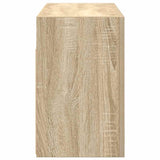 vidaXL Bathroom Wall Cabinet Sonoma Oak 60x25x40 cm Engineered Wood