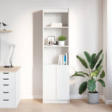 vidaXL Highboard White 50x35x180 cm Engineered Wood