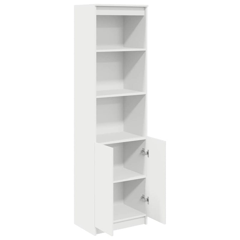 vidaXL Highboard White 50x35x180 cm Engineered Wood