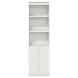 vidaXL Highboard White 50x35x180 cm Engineered Wood