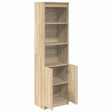 vidaXL Highboard Sonoma Oak 50x35x180 cm Engineered Wood