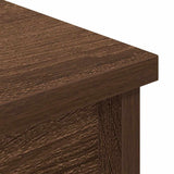 vidaXL Highboard Brown Oak 50x35x180 cm Engineered Wood